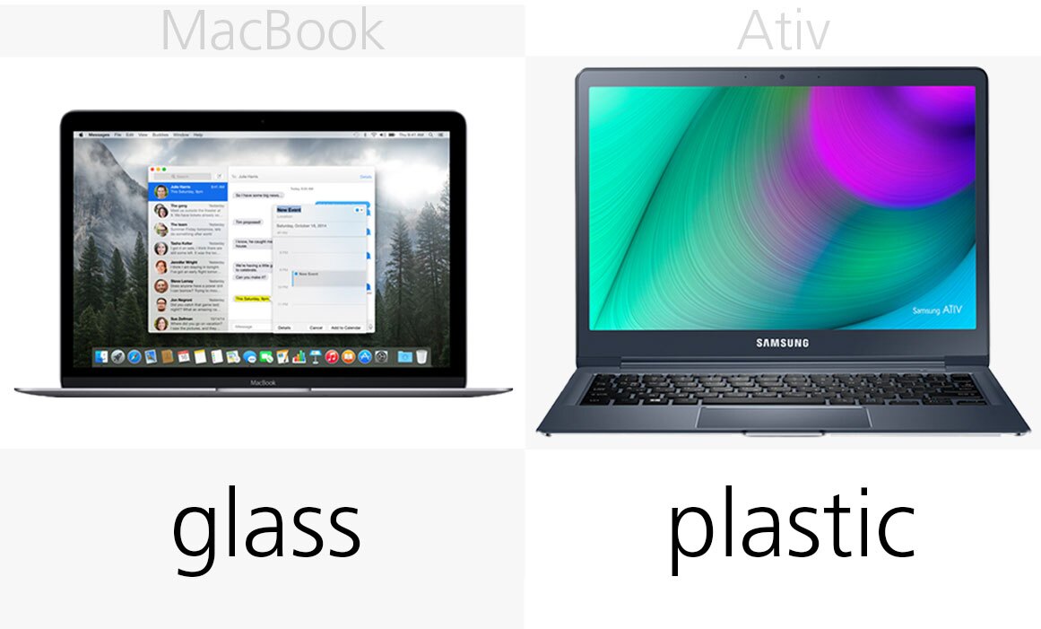 Trackpad material