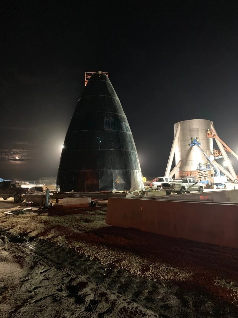 SpaceX Starship vehicle under development in Texas