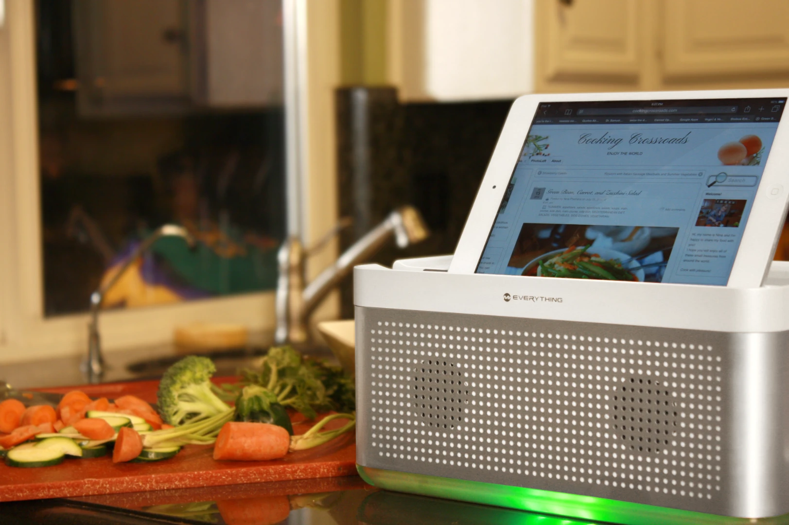 Mr. Everything features a bright white LED for use as a flashlight and some color-changing RGB mood lighting
