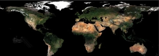 The ESA's GlobCover project produced this composite map of Earth.