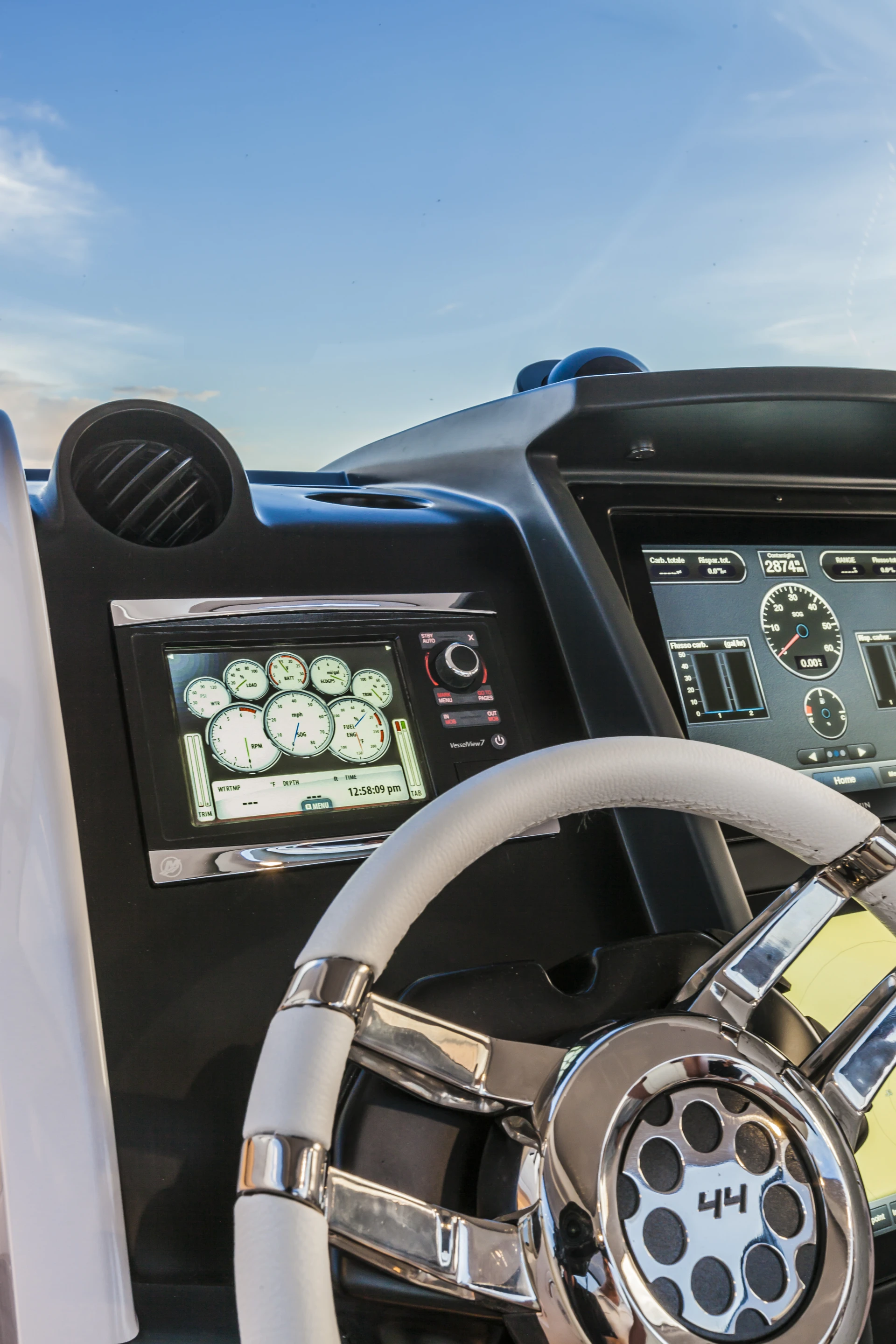 At the helm of the Revolver 44GT