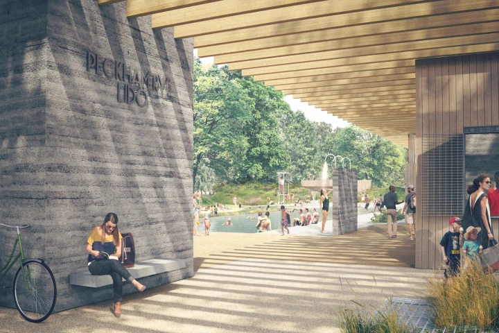 Peckham Rye Lido will have an Olympic-size heated pool and a separate natural pool with water possibly sourced from the subterranean River Peck