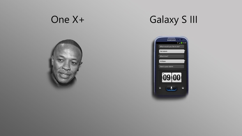 Dre's Beats or S-Voice? (Dr. Dre photo: Commondr3ads)