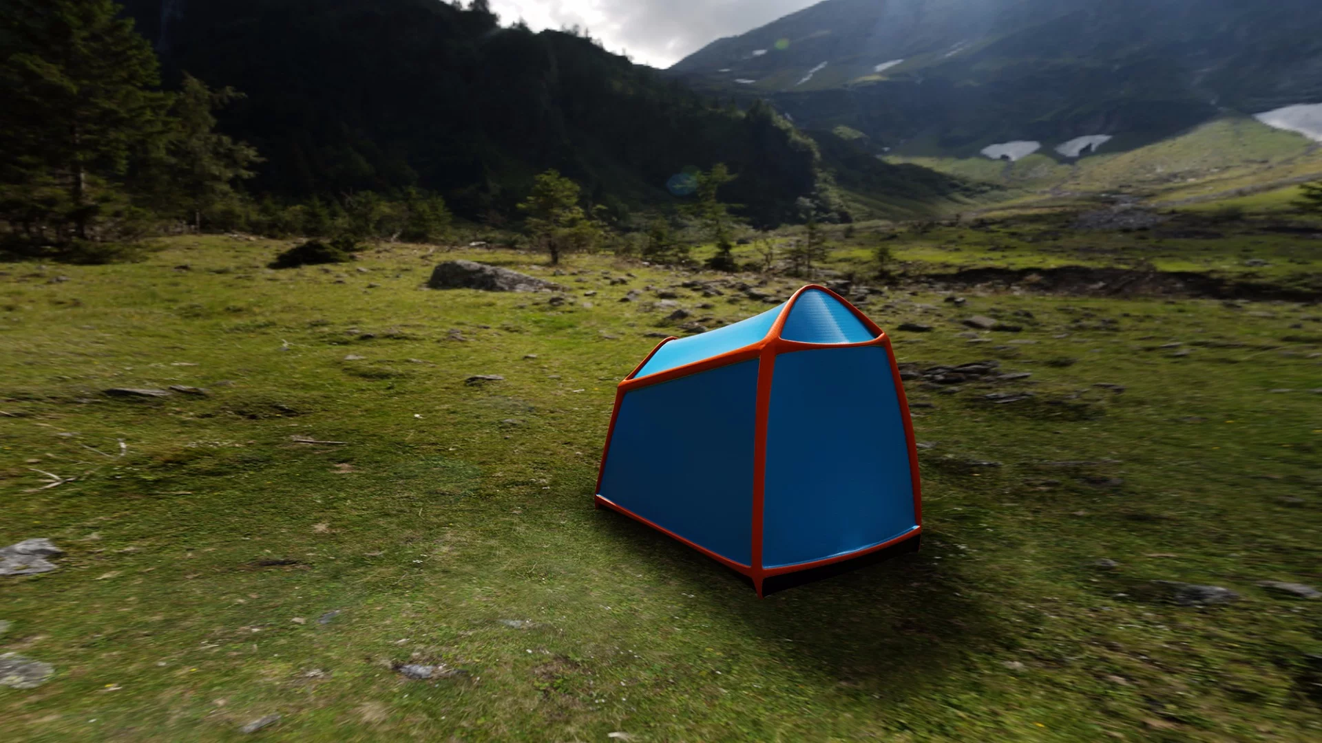 The Bolt Half is a lightweight pop-up shelter that is suitable for day trips only, as there is not enough room to lie down or sleep