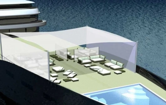 The WallyIsland 325-foot gigayacht