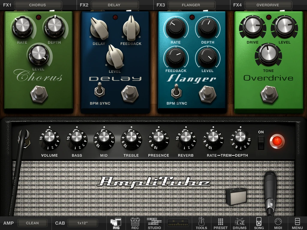 IK Multimedia's AmpliTube is more of a suite of linked apps than a single program