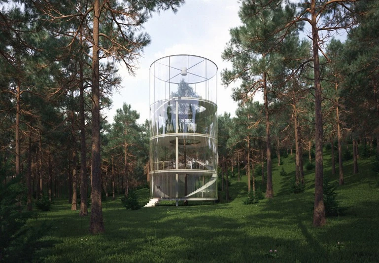 Though one can’t help run down a mental list of practical concerns regarding the Tree in house project, it shows so much promise that we’re keen to see it completed (Image: A.Masow)