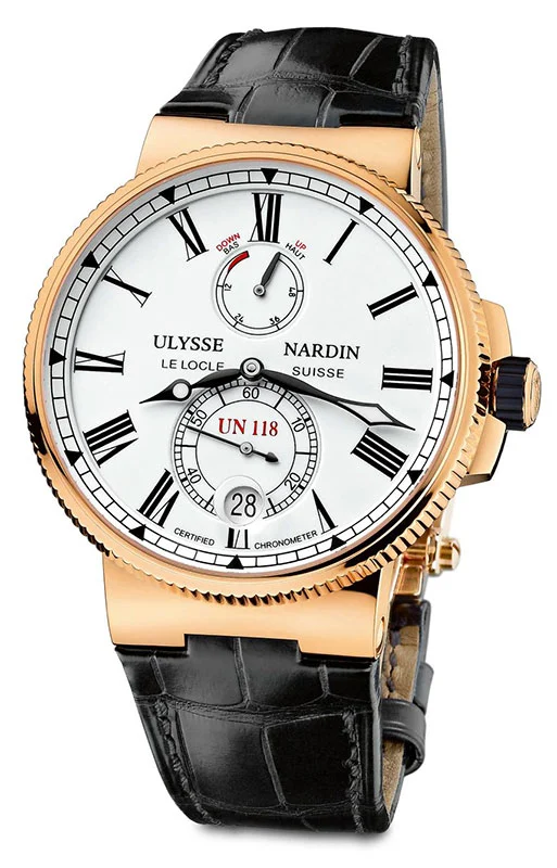 Ulysse Nardin Chronometer Manufacture - 45 mm diameter in rose gold