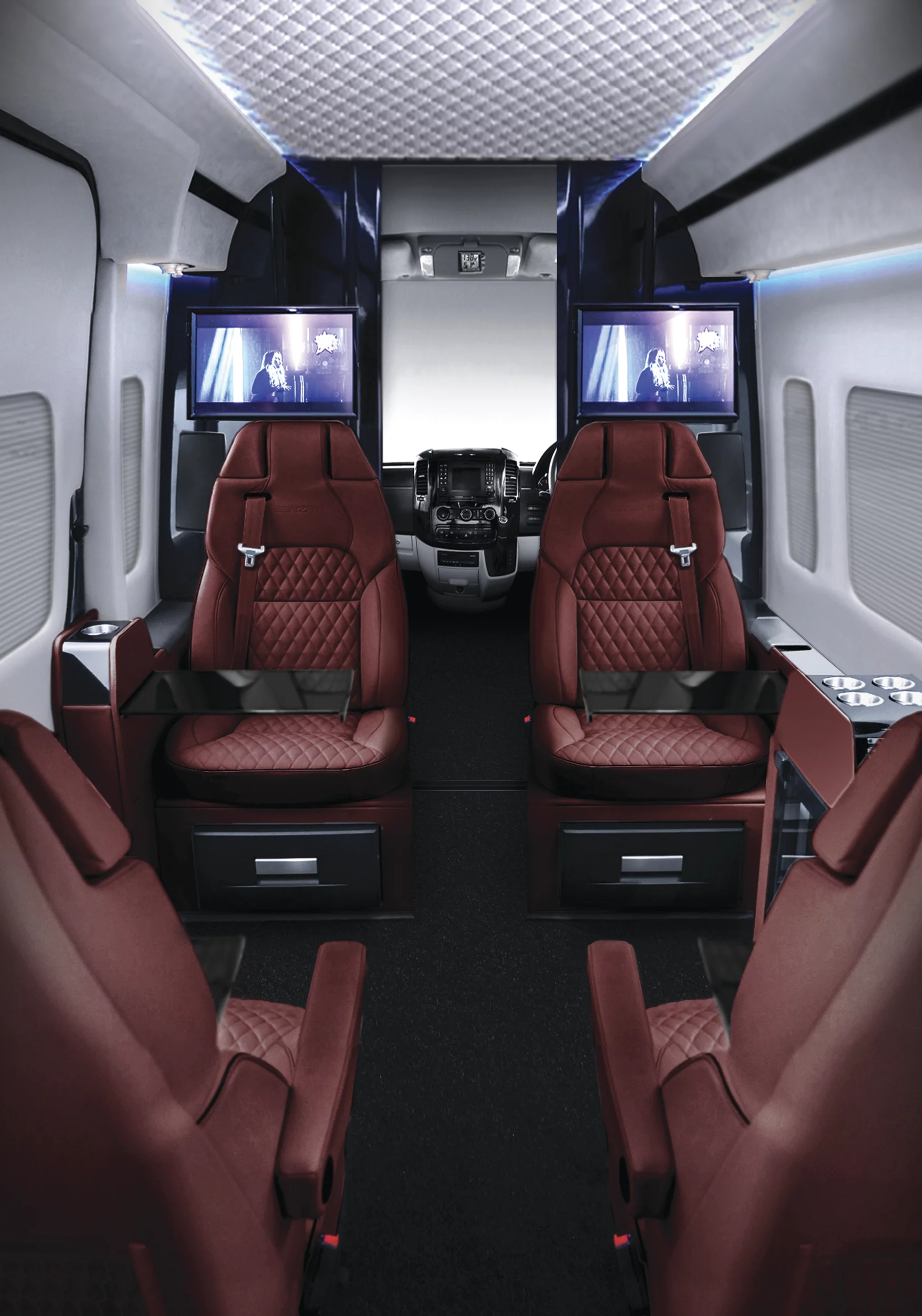 Senzati offers different partition and television options