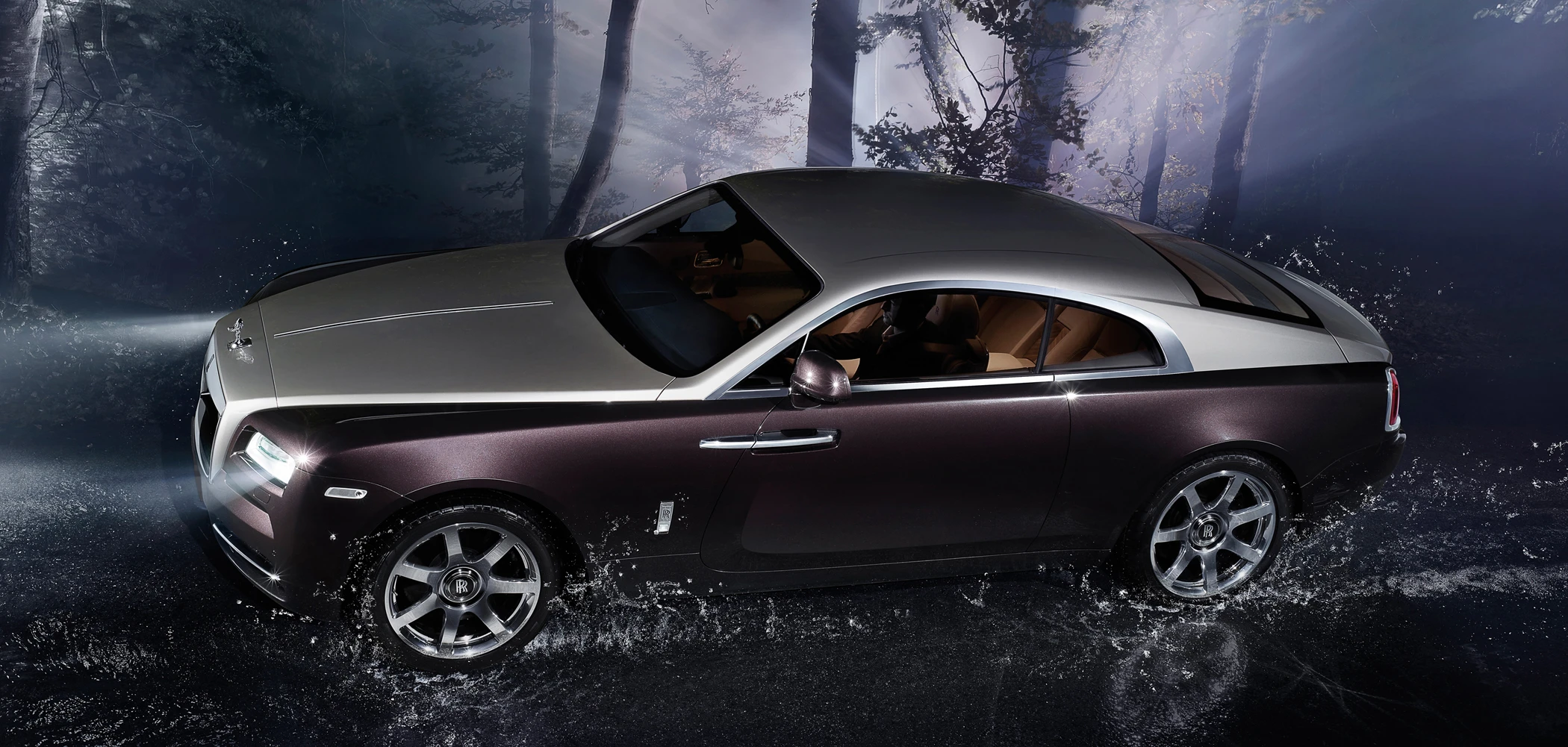 The Rolls Royce Wraith side view