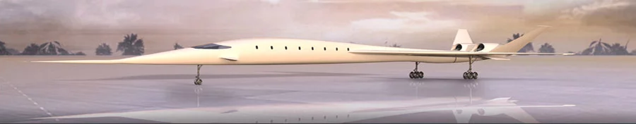 Scale model of the HyperMach SonicStar SSBJ concept