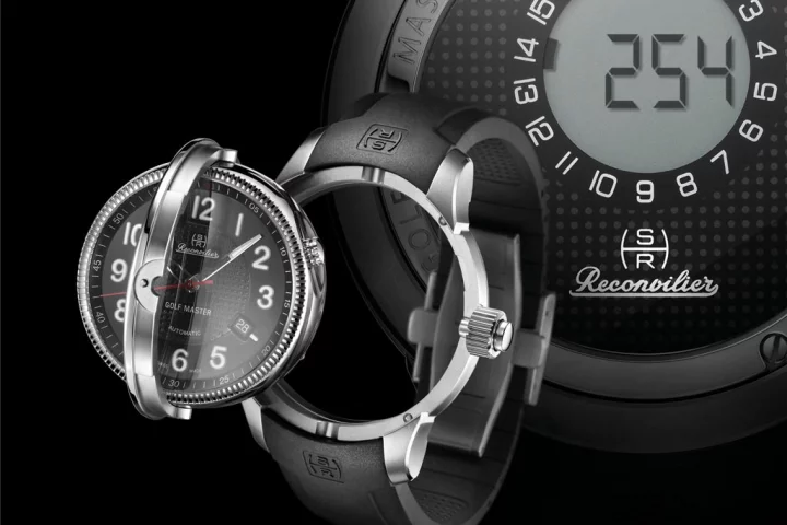Reconvilier Hercules Golf Master ... a watch on one side and distance gauge on the other