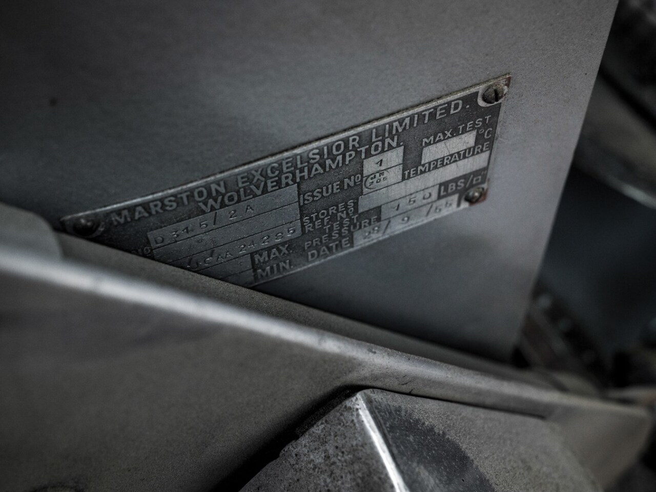 The plates proving the D-Type's value - chassis number is crucial here