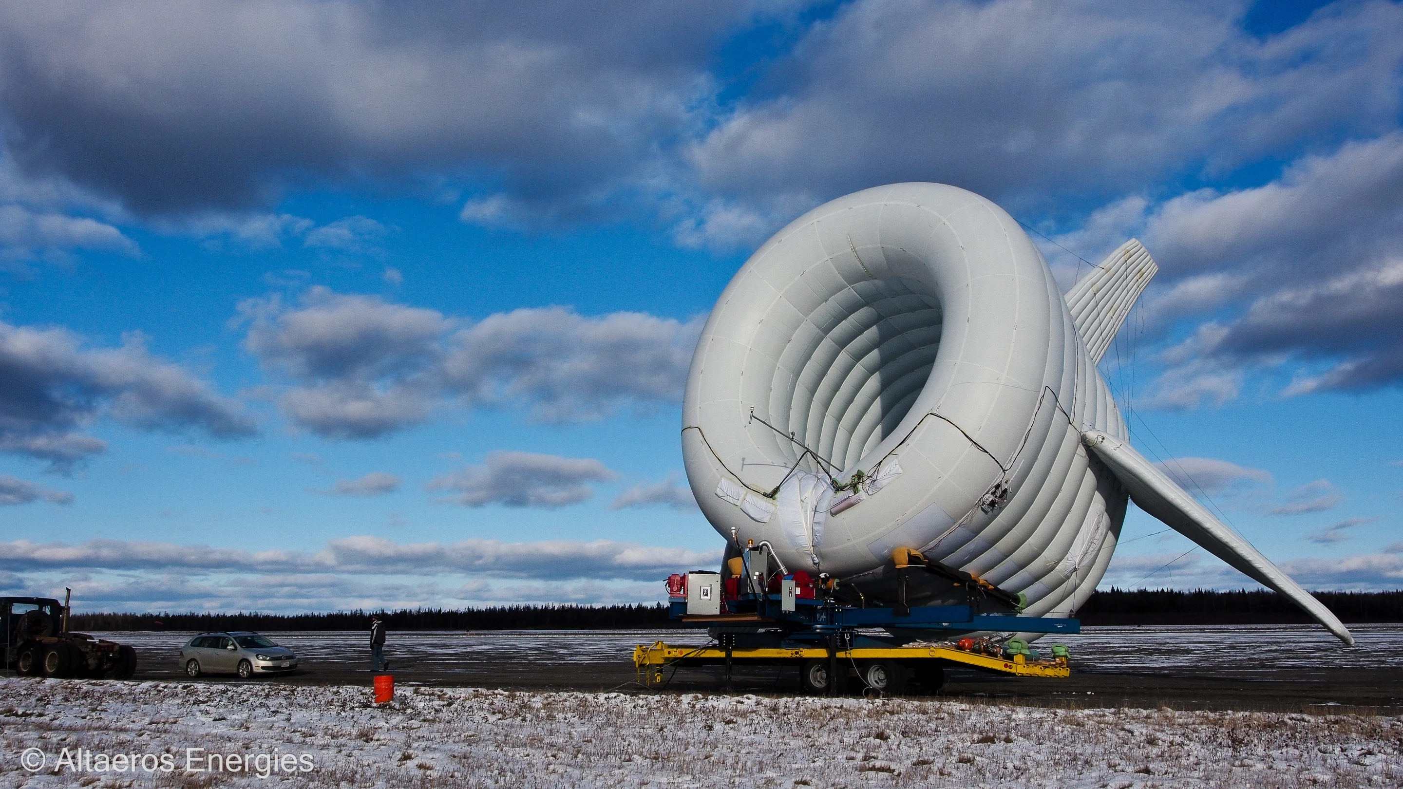 The Buoyant Air Turbine, from Altaeros Energies