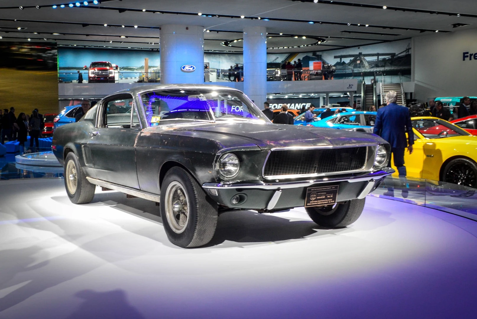 The 1968 Ford Mustang GT 390 driven by Steve McQueen in the iconic chase from the movie Bullitt