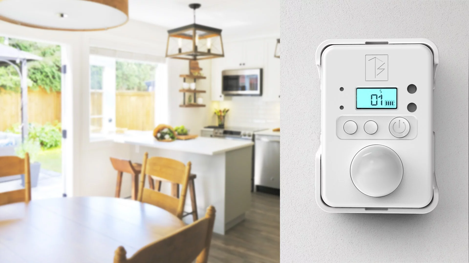 The All-In-Sensor is a smart ome hub that packs 18 sensors into one unit, and allows users to control their network from their phone