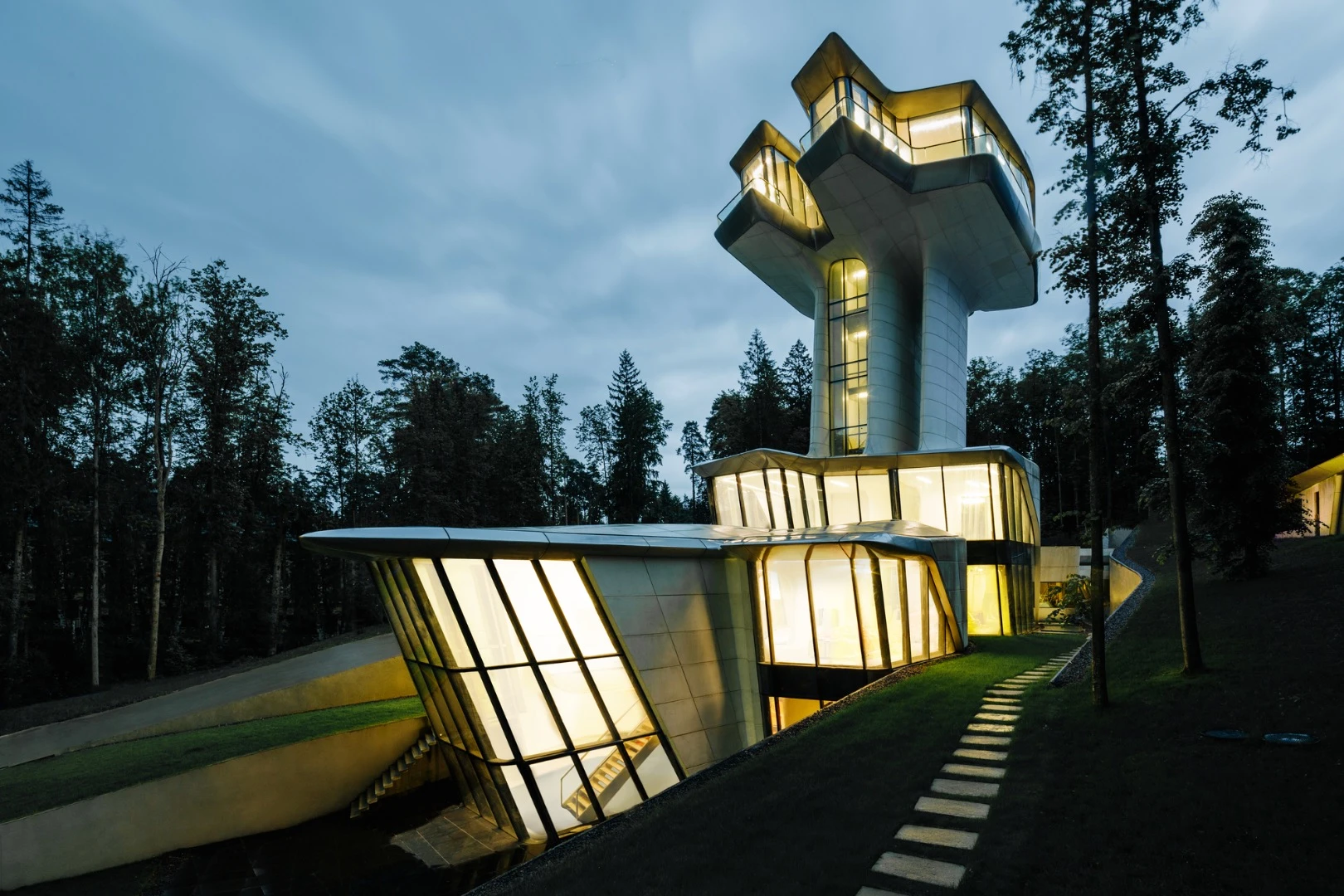 Capital Hill Residence is the only private home designed by Zaha Hadid to ever be completed