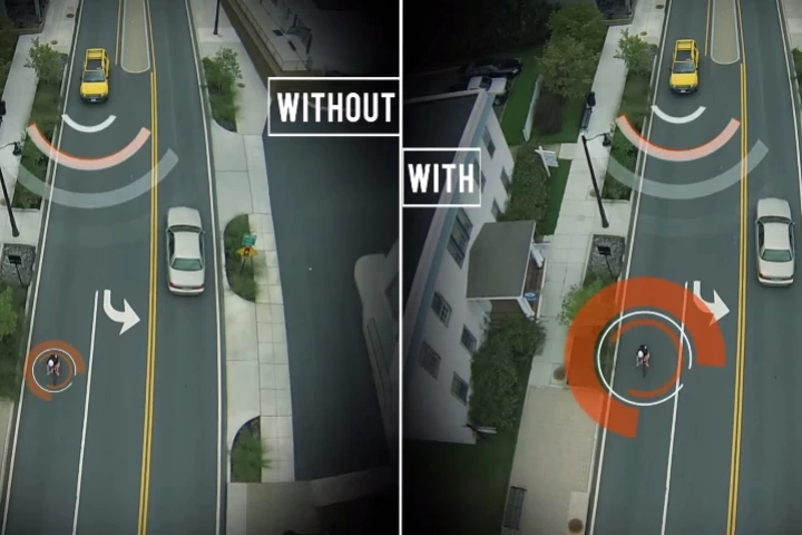 The Shield TL is claimed to dramatically increase a bike's radar reflectance