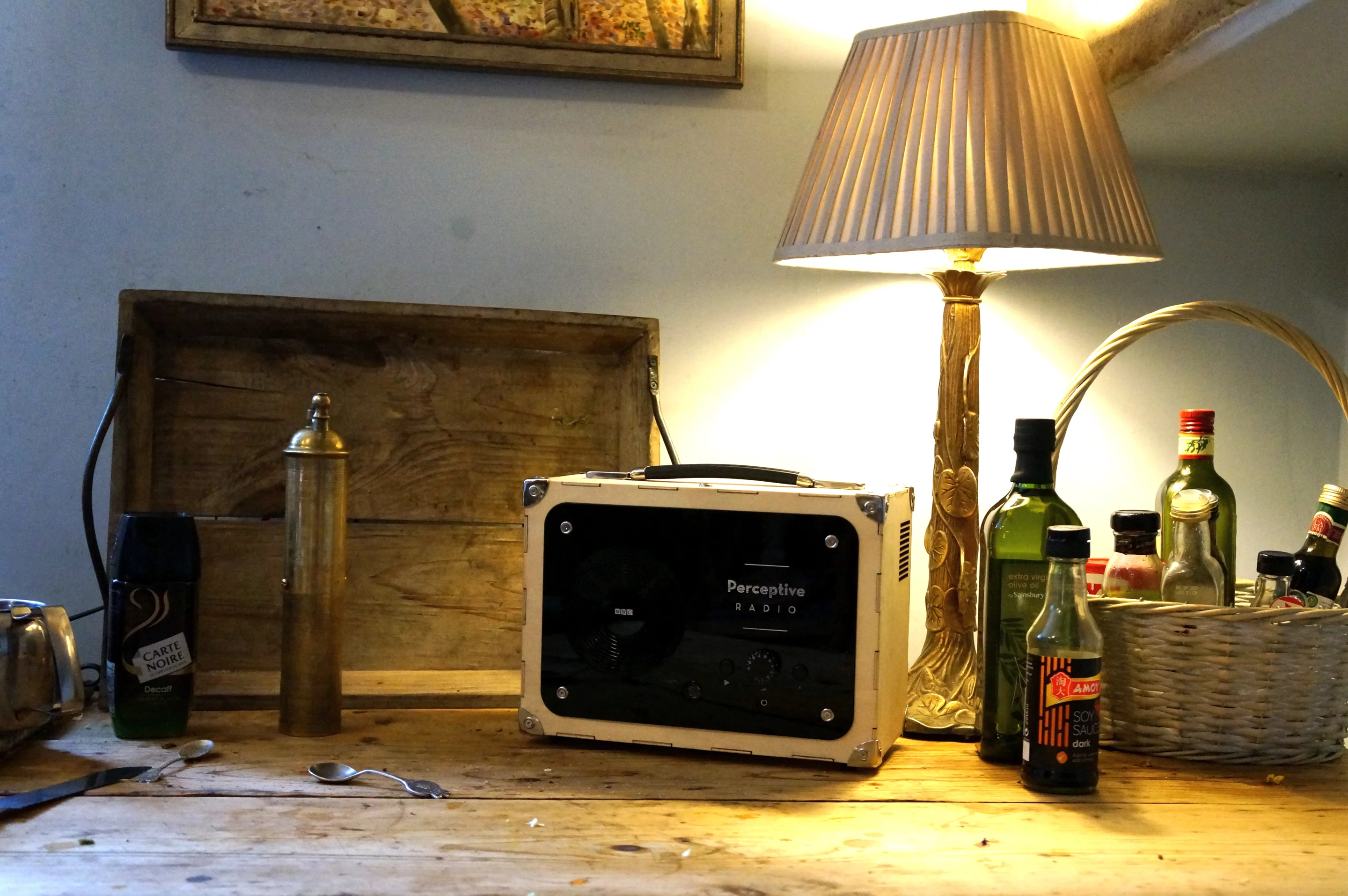 The Perceptive Radio can change a radio play script based on its environment (Photo: Mudlark)
