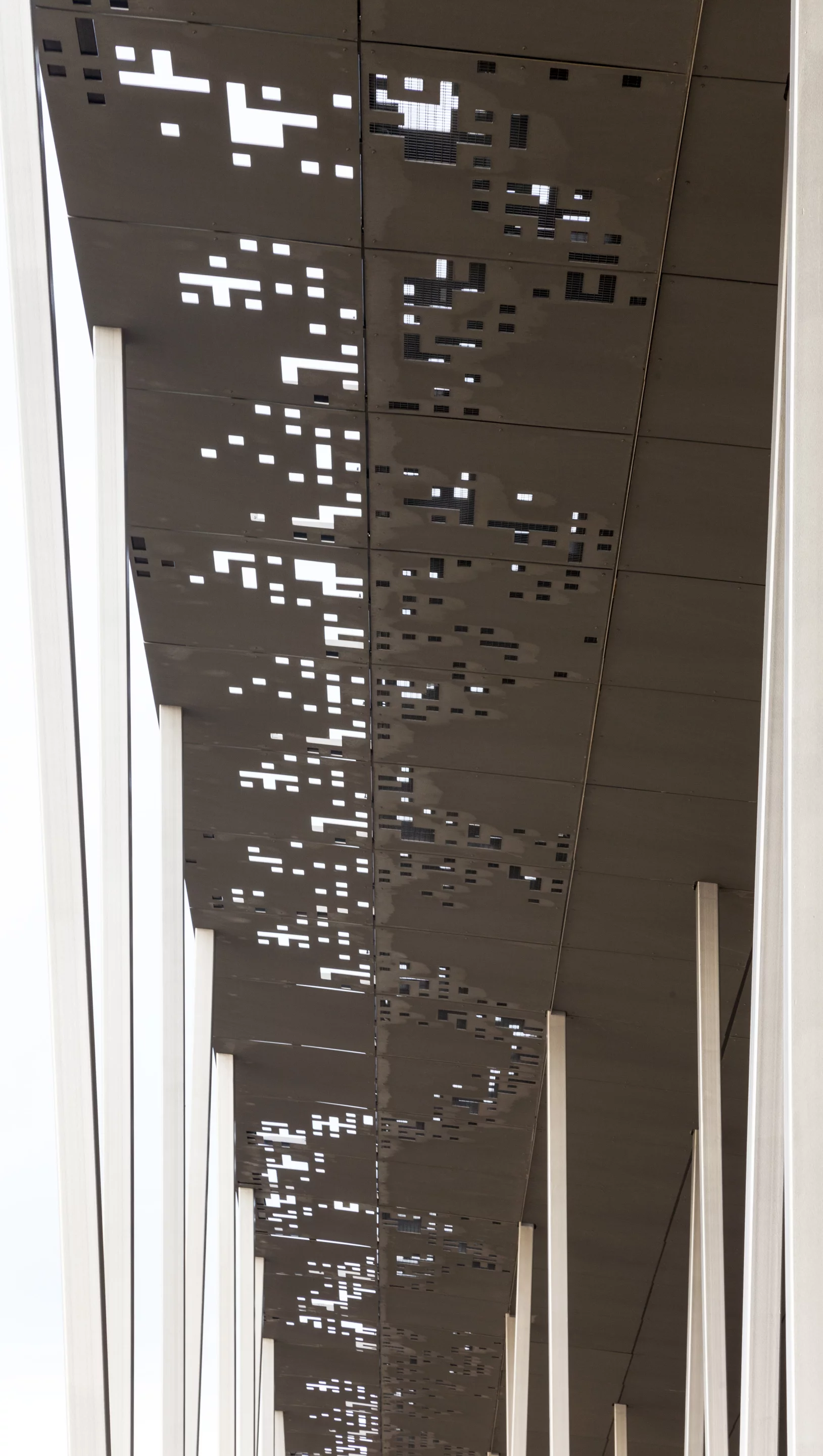 Stonehenge Visitor Centre steel canopy (Photo: Peter Cook)