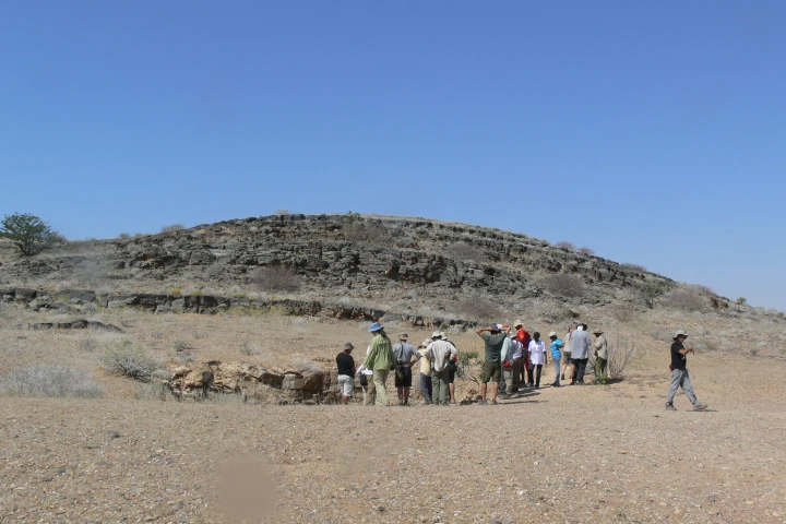 Geologists have discovered unexpected land formations in Namibia, which indicate the area was once covered in glacial ice
