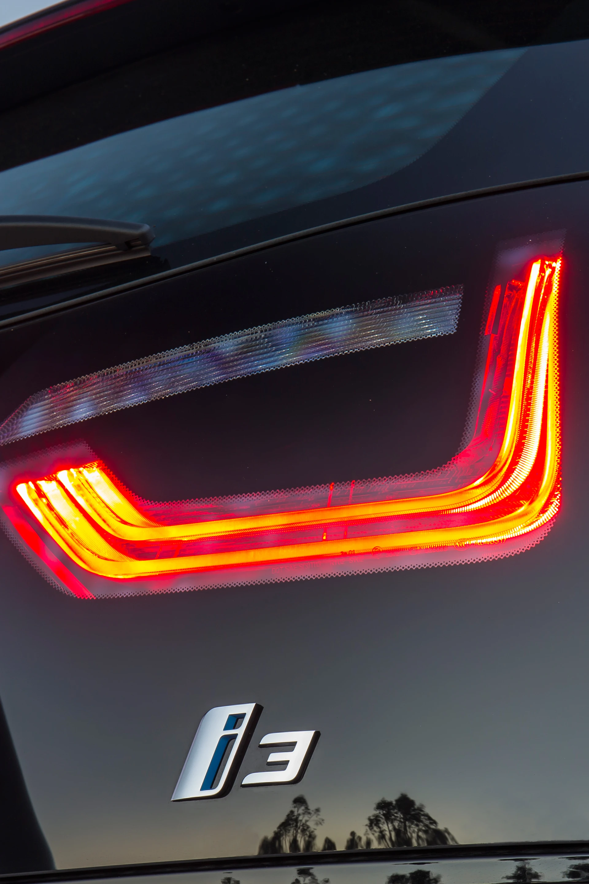 The BMW i3 - distinctive U shaped tailights (Photo: Noel McKeegan/Gizmag.com)