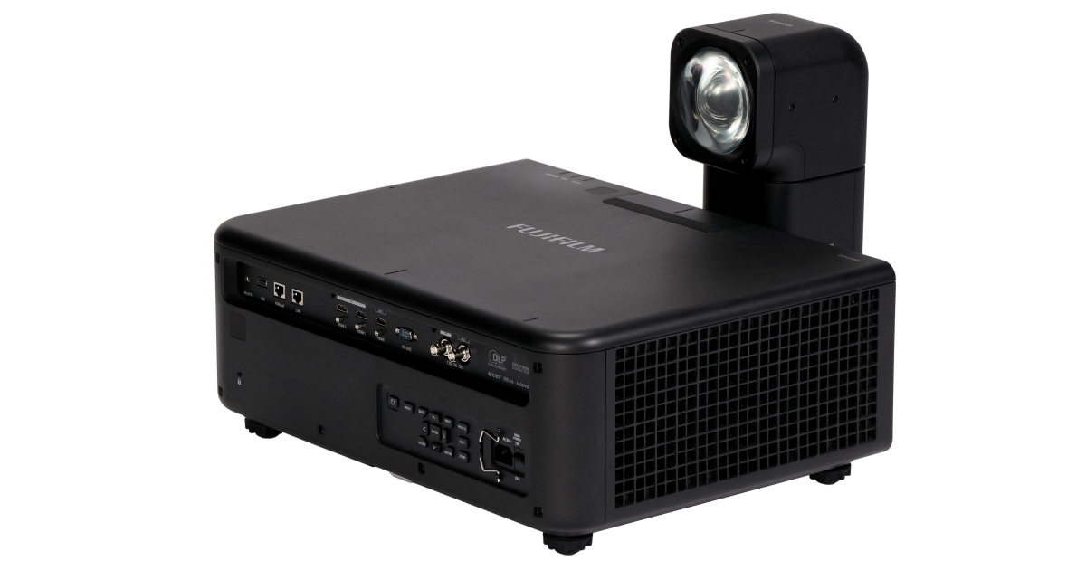 Funky lens-swappin' Fuji projector puts out 4K at 12,000 lumens