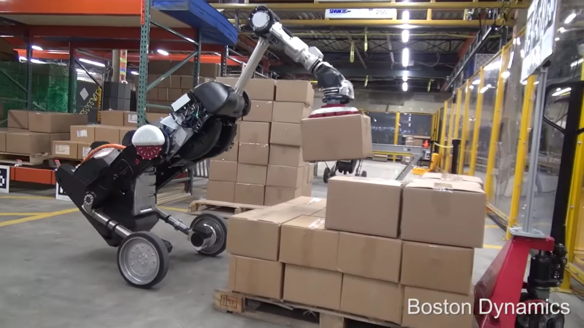 Handle: a rolling, self-balancing warehouse robot