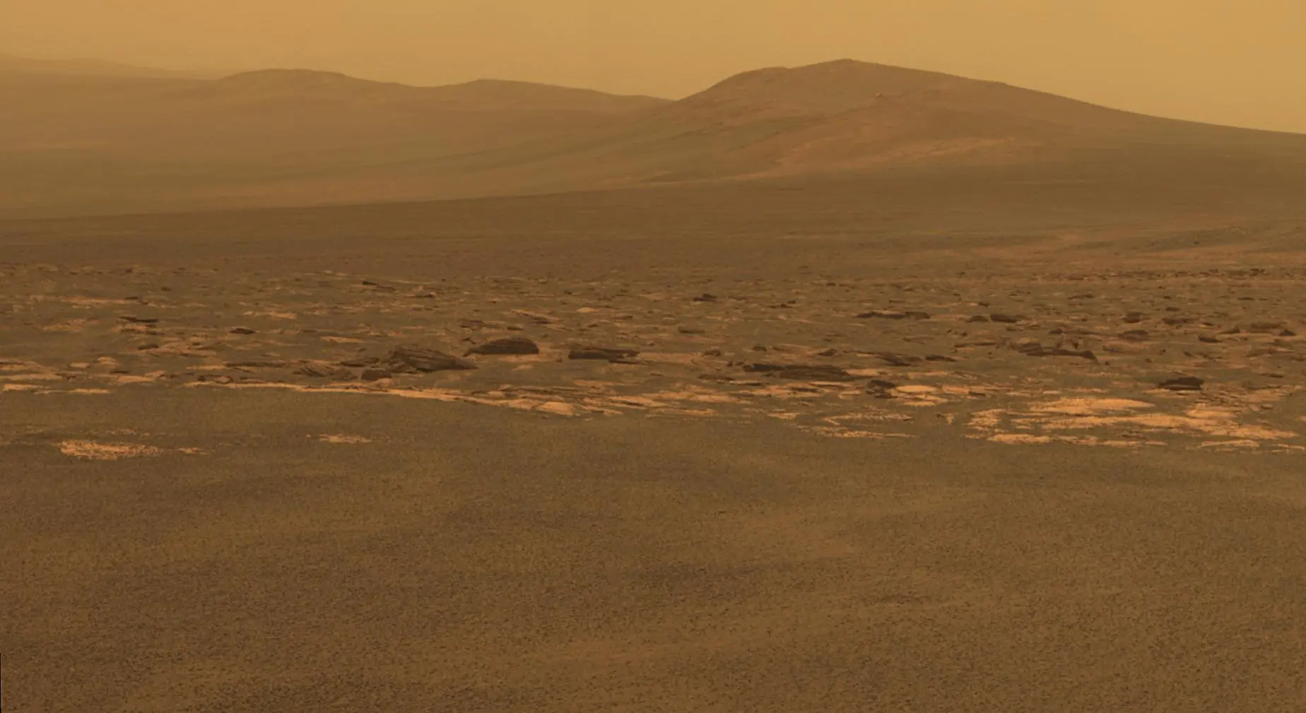 View of fill width of Endeavour Crater