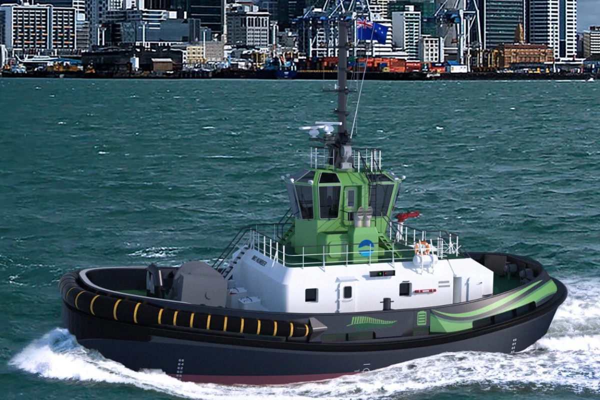 The Damen RSD-E Tug 2513 is expected to be delivered to the Ports of Auckland in 2021