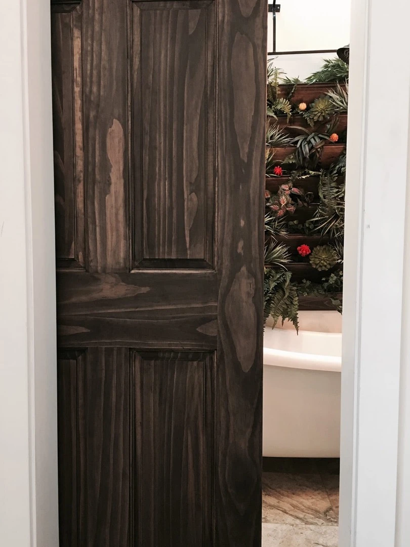 View toward the Vintage Glam's bathroom
