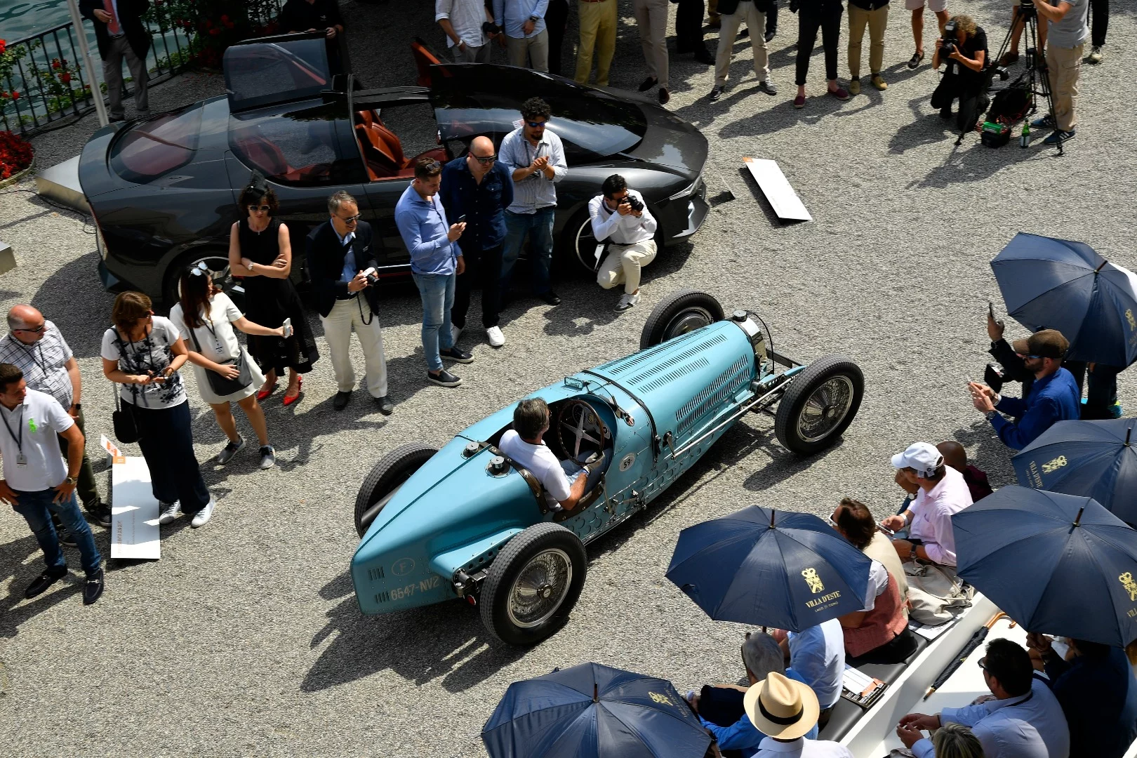 One wonders whether there might be a particular appeal about the T59 for tastemeisters. Apart from Marc Newson's car (pictured), Ralph Lauren owns one of the other five.