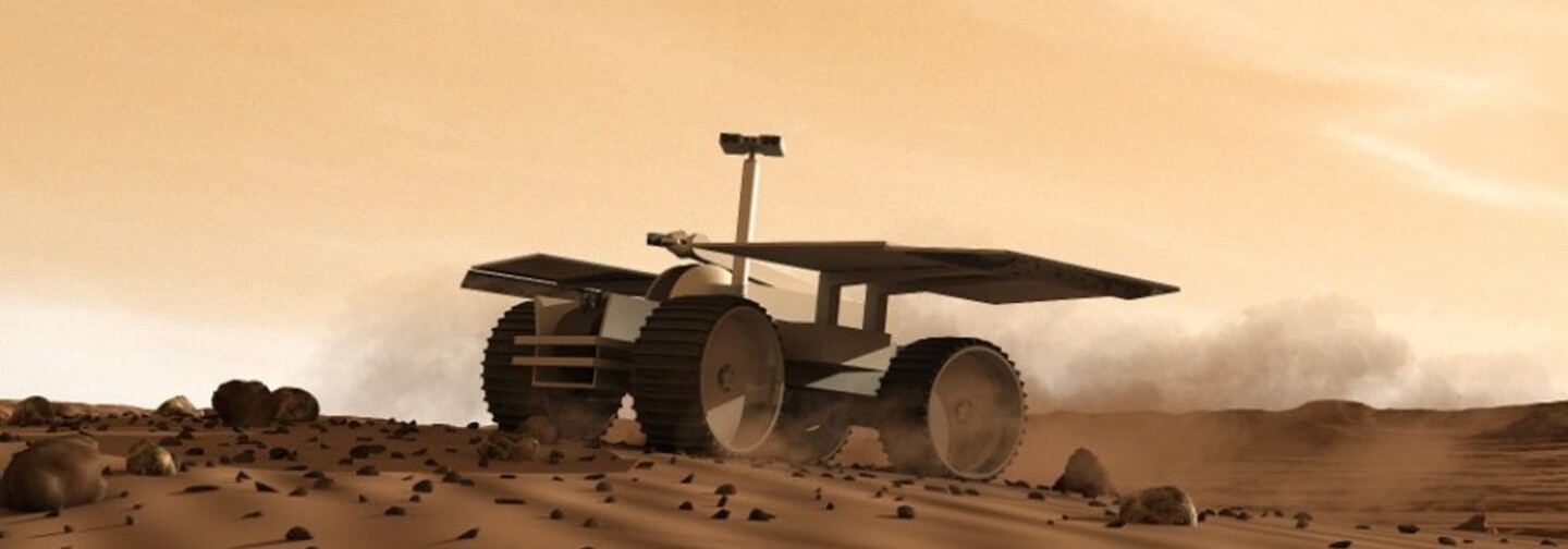 The settlement would be constructed by robots