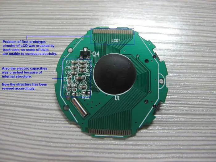 Interior prototype of Tikker highlighting development challenges