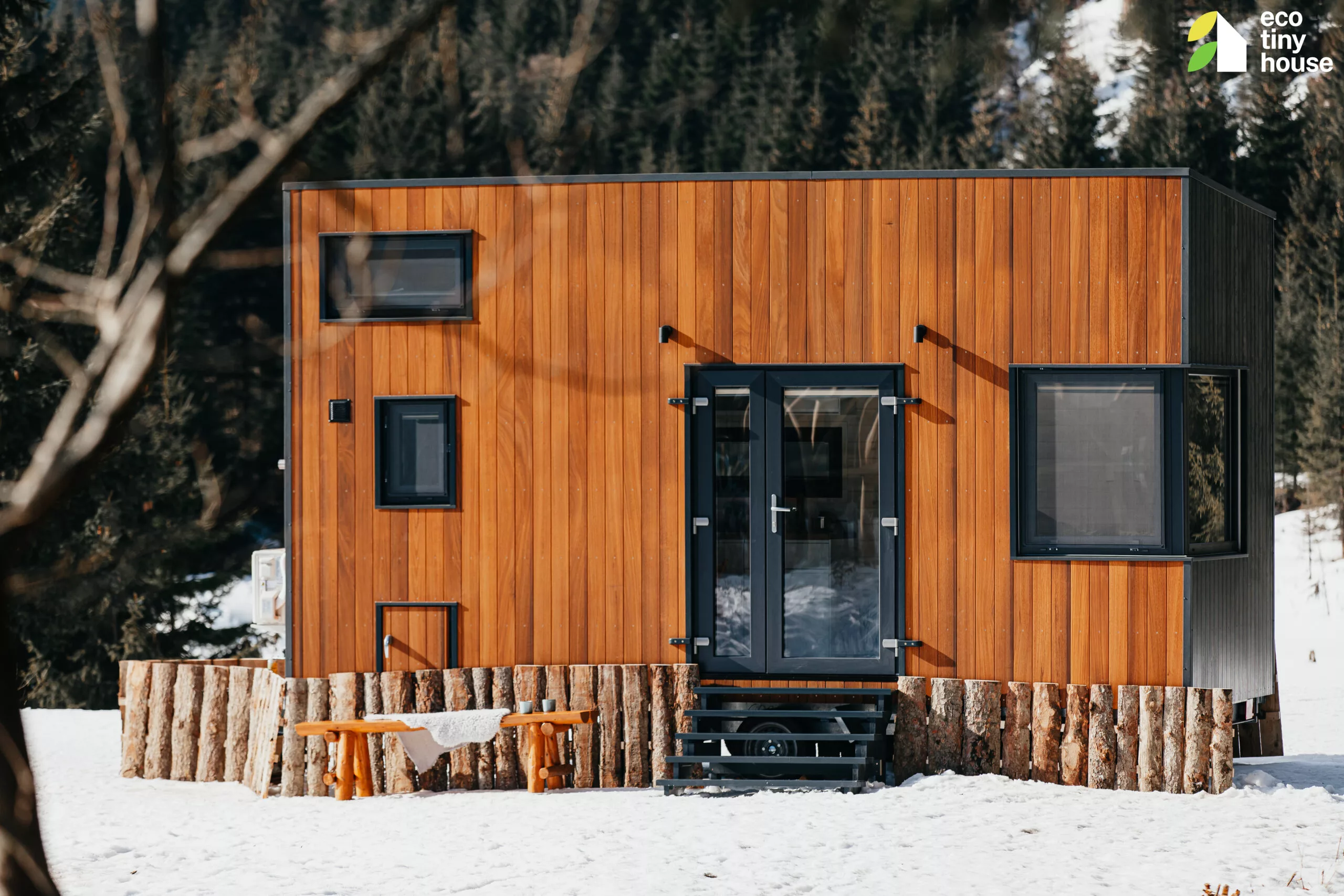 The Tiny Rubik is a compact tiny house that squeezes two sleeping areas into a length of just 6 m (20 ft)