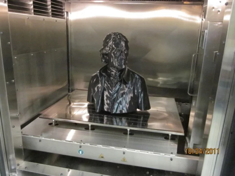 The Smithsonian Institute has begun printing replicas of its artifacts like this Thomas Jefferson statue, piece by piece (Photo: RedEye on Demand/Smithsonian/StudioEIS)