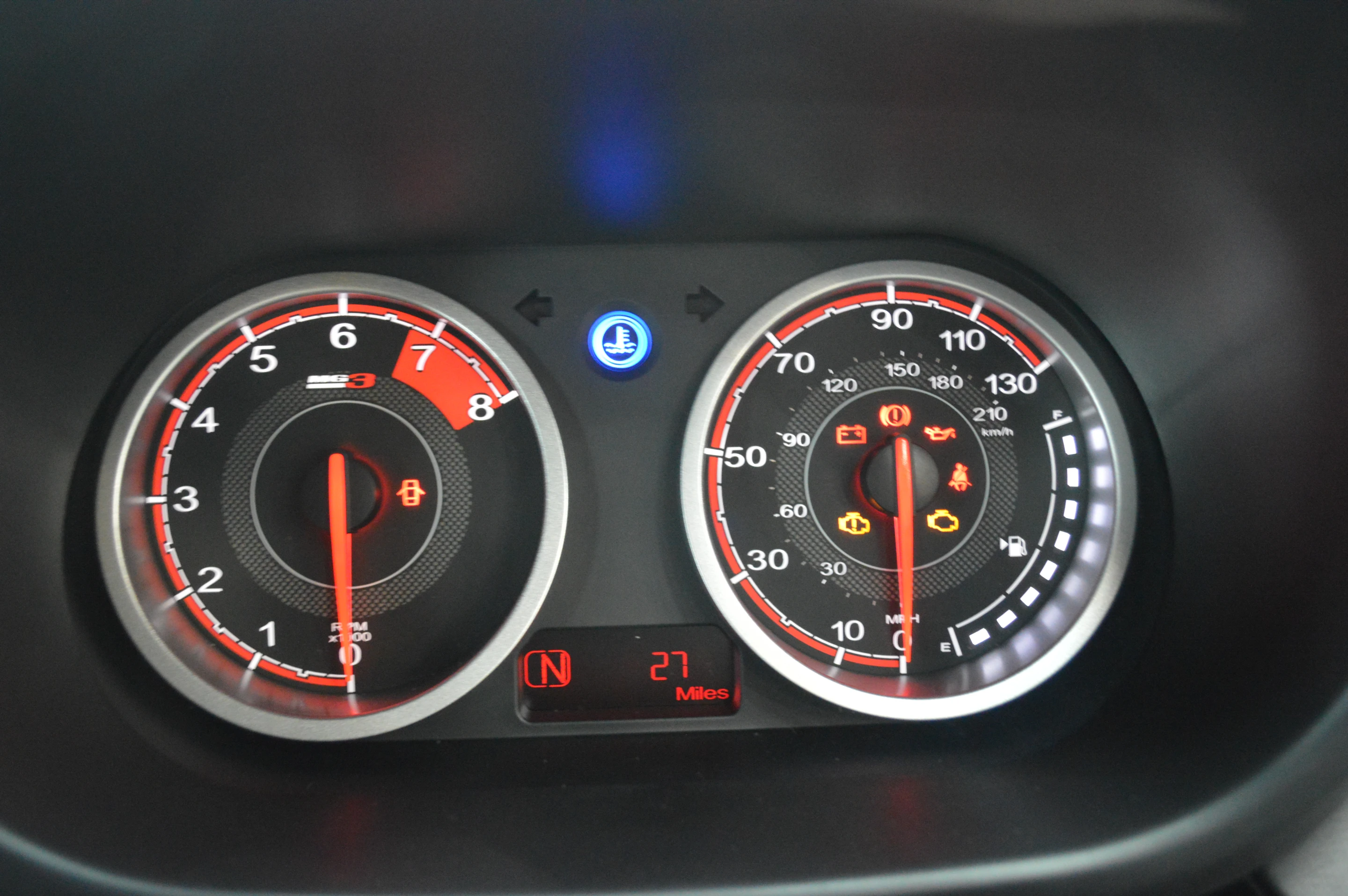 MG3's meters (Photo: Gizmag)
