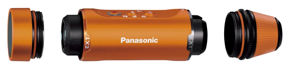 The Panasonic HX-A1 is waterproof to 1.5 m (5 ft) without the need for external housing