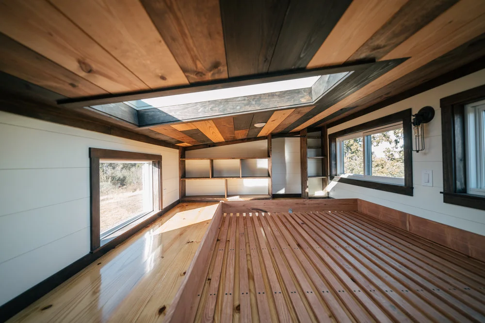 The Silhouette's bedroom includes lots of storage space