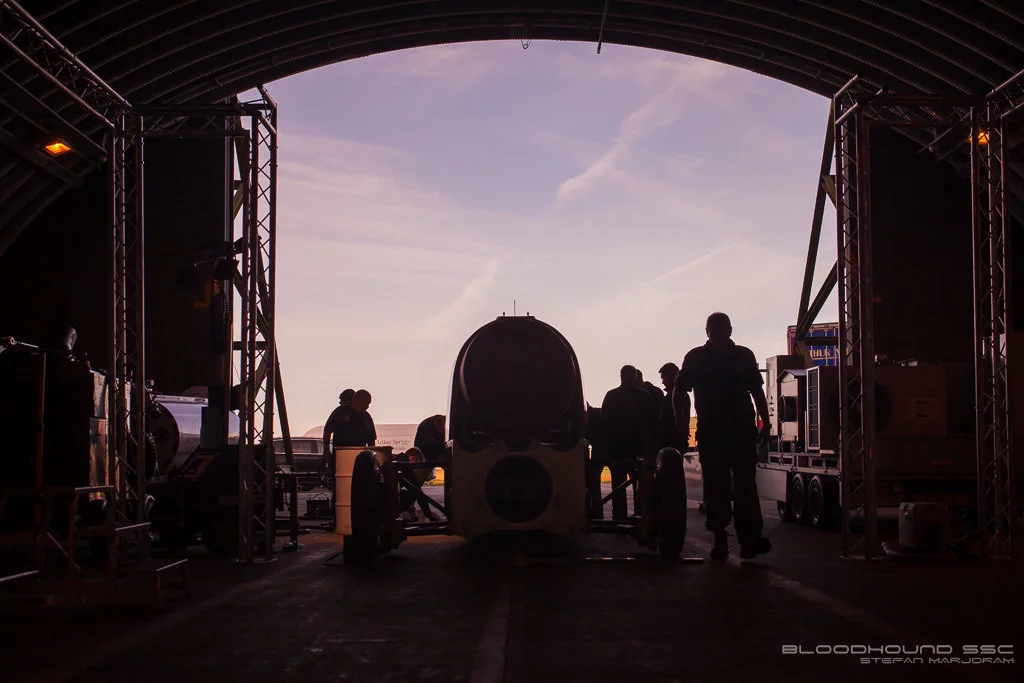 This first public test run for the Bloodhound easily reached a speed over 200 mph and the team hope to cross the 1000 mph threshold in 2020