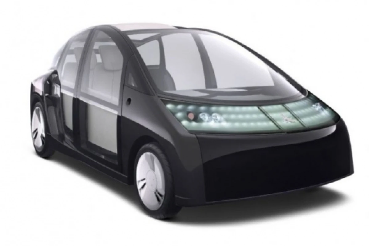Toyota's 1/X concept car made of seaweed