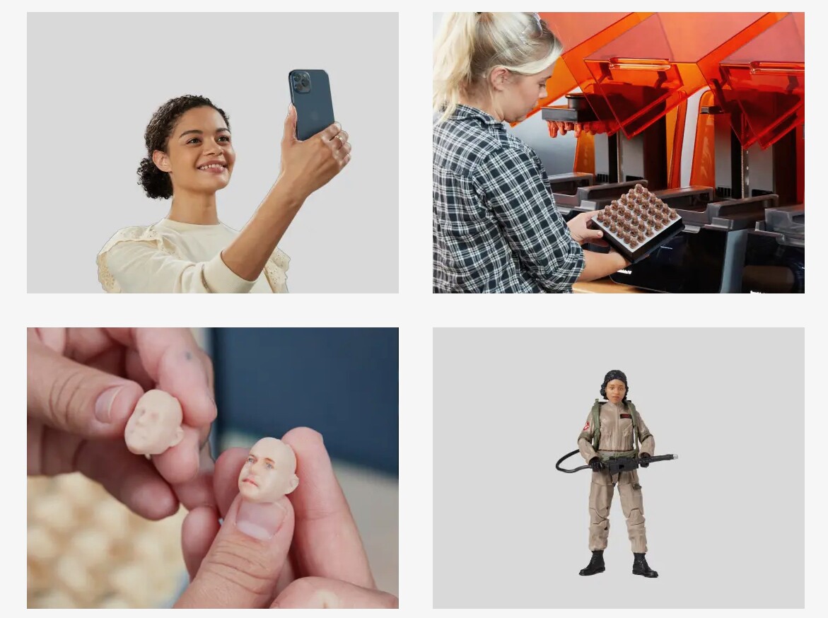 The process will begin with a smartphone-scan of the customer's face