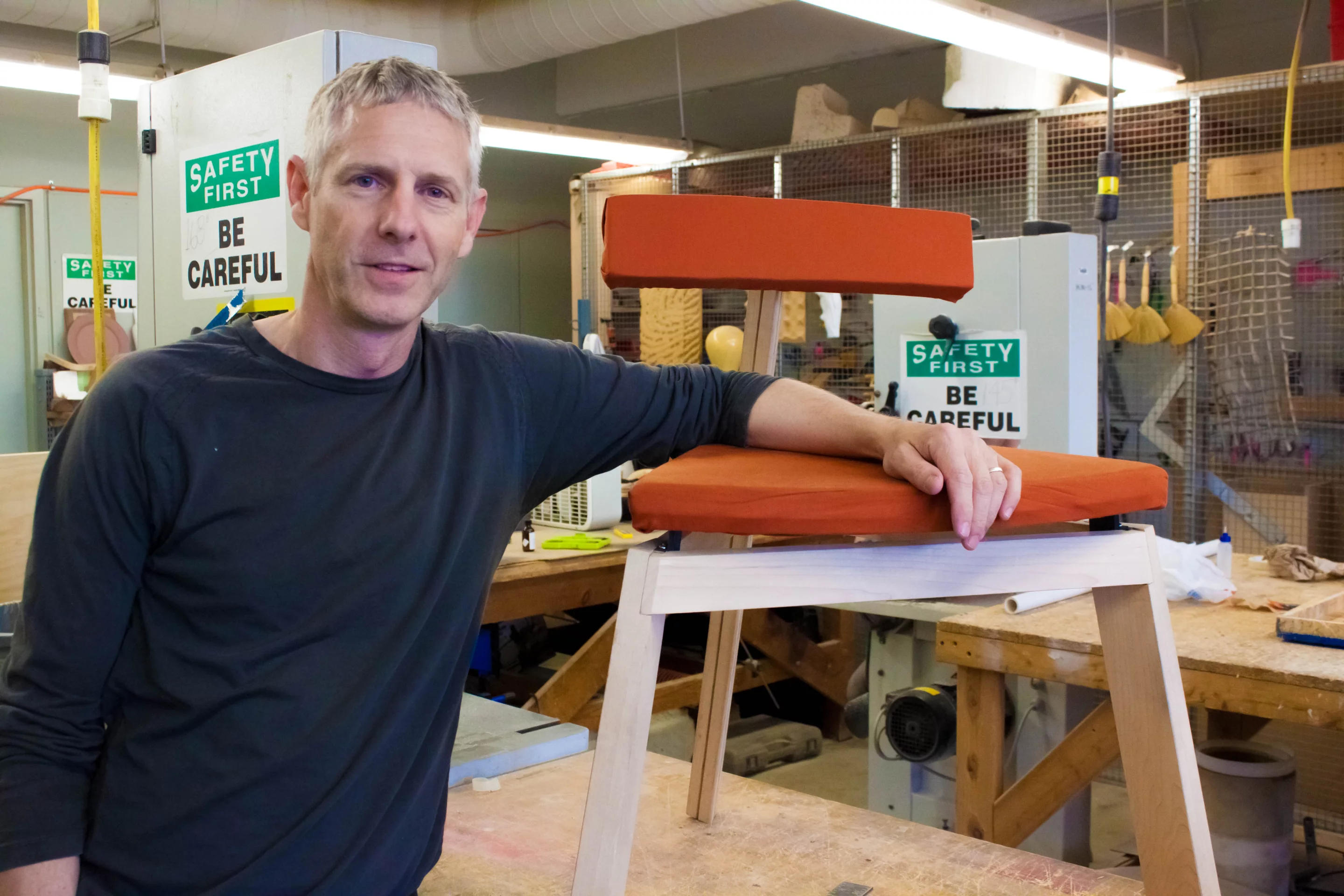 David Brothers has spent the last 18 months researching, designing and producing an ergonomic seating solution for professional musicians