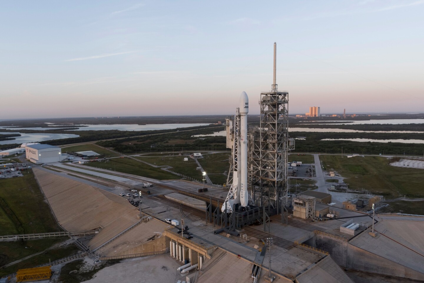 SES-10 on the launchpad