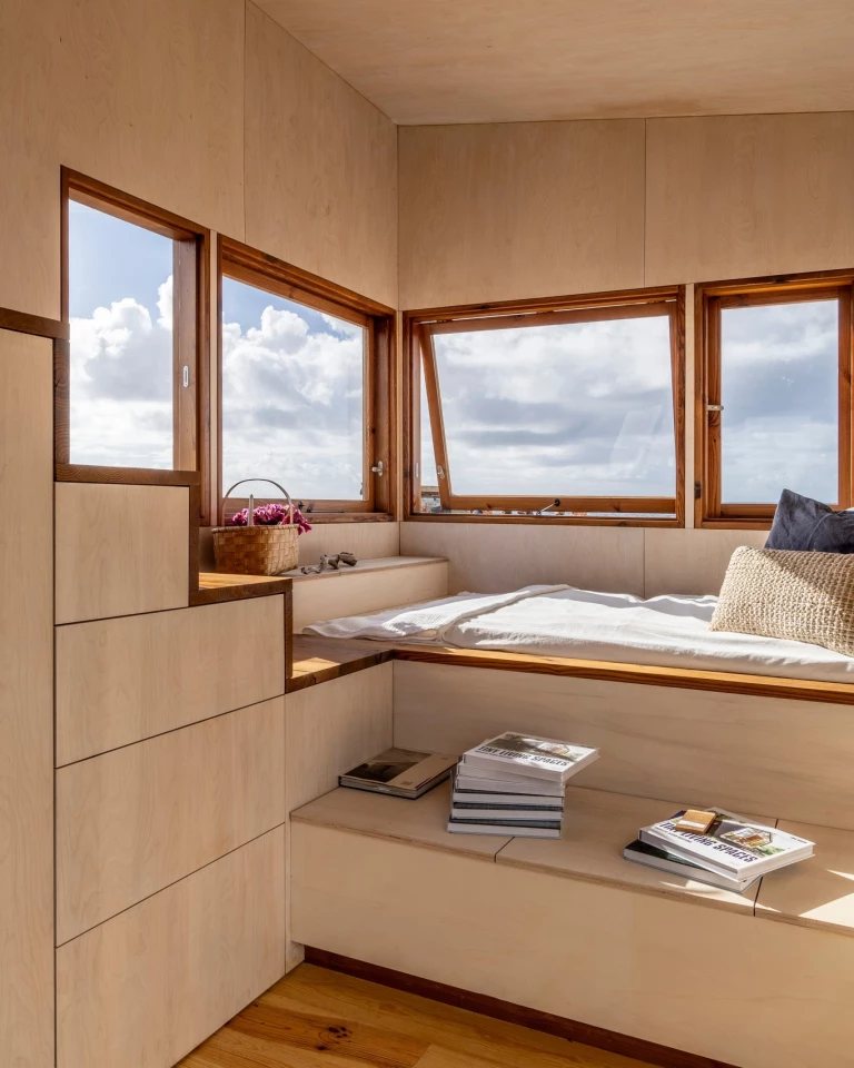 The Concha features generous glazing, helping fill the interior with natural lgiht