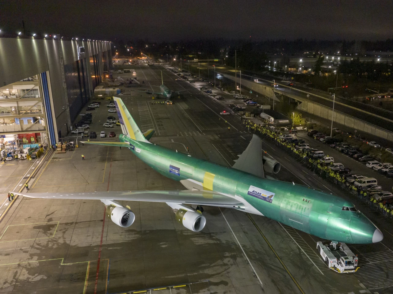 The final 747 is a freighter variant