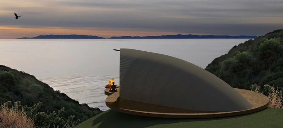 The model pictured is currently installed on California's Big Sur coastline at luxury glamping retreat Treebones Resort