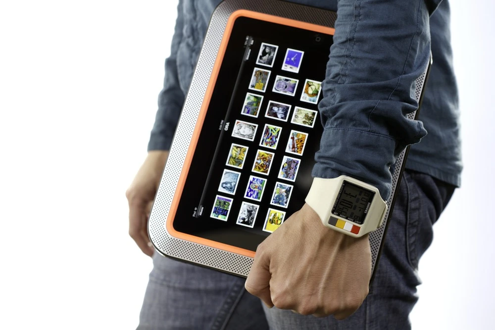 Each of ORA's eight speakers are pointed directly at the iPad user