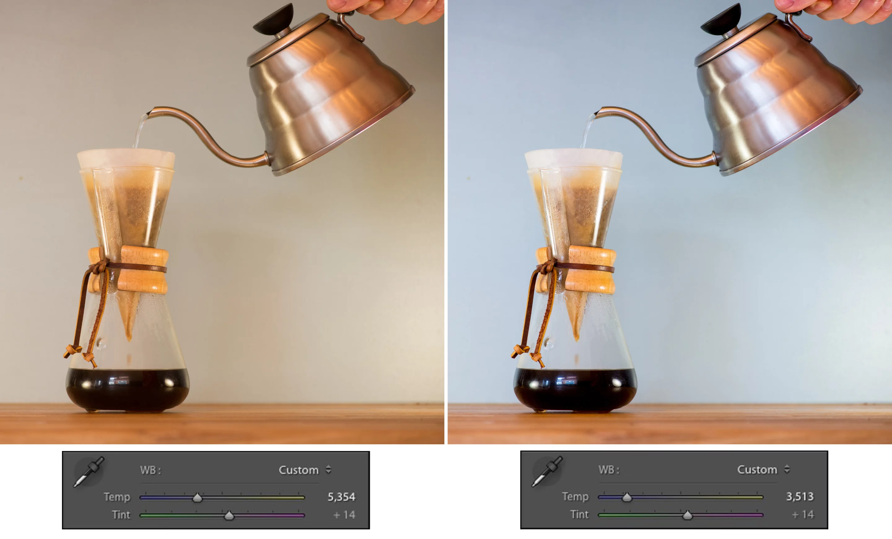 One of the benefits of shooting RAW is the ease with which you can adjust white balance and color tone when processing