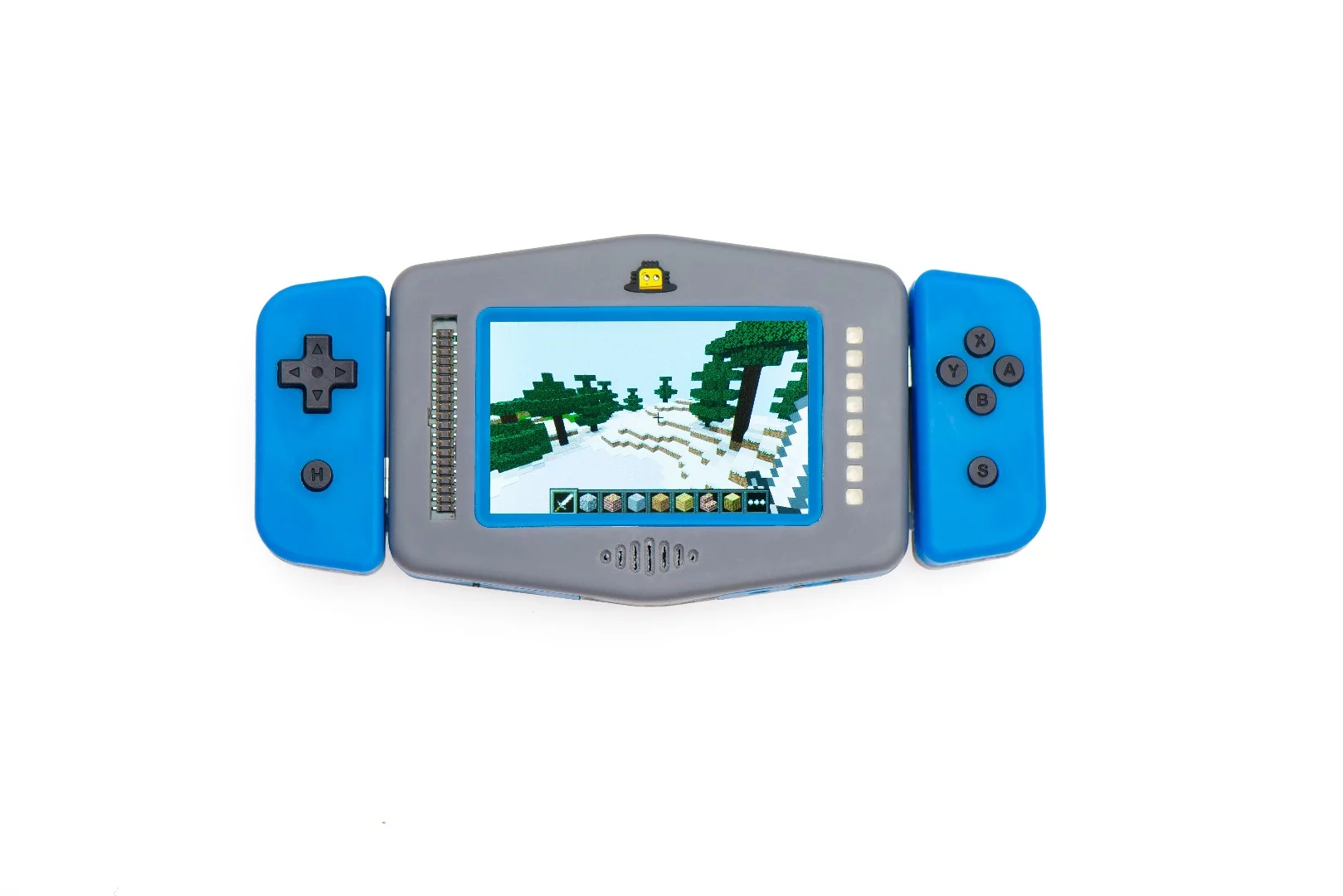 Pip has the look of a Nintendo Switch, albeit with a much lower resolution display and a Raspberry Pi heart